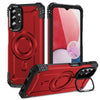 For Samsung Galaxy A13 5G Lens Holder MagSafe Phone Case(Red)