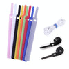 50 PCS Needle Shape Self-adhesive Data Cable Organizer Colorful Bundles 12 x 115mm(Green)