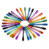 12 PCS Throwing Toy 53mm Shafts Aluminium 2BA Dart Shaft, Random Color Delivery