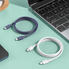 REMAX RC-068i PD 20W Type-C / USB-C to 8 Pin High Elastic TPE Fast Charging Data Cable, Length: 1m(White)