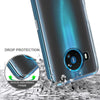 For Nokia 8.3 5G Scratchproof TPU + Acrylic Protective Case(Black)