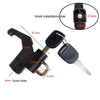 3 Sets Motorcycle Helmet Fixed Lock Hook(Black)