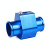 Car Water Temperature Meter Temperature Gauge Joint Pipe Radiator Sensor Adaptor Clamps, Size:34mm(Blue)