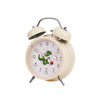 Student Cute Style Bell Alarm Clock Bedside Mute Clock With Light Specification Y33 3 Inch (Beige)