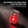 WEST BIKING Mini Bicycle Two-color Tail Light Riding Night Warning Light(Black)