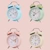 Student Cute Style Bell Alarm Clock Bedside Mute Clock With Light Specification Y34 3 Inch (Blue)