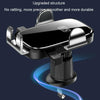 BUDK Anti-shake Car Phone Bracket Car Navigation Air Vent Fixed Gravity Support Stand(Silver)