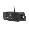 PZ-451 Car Camera LED Lights Parking Sensor 3 in 1  Night Vision Camera Monitor with Buzzer,DC 12V, 720 x 504 pixels,Lens Angle:120 degree