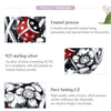 S925 Sterling Silver Garden Elves Ladybug Beads DIY Bracelet Necklace Accessories