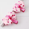 7 PCS/Set Children Accessories Hairband Baby Girls Lovely Bow Headwear Hair Clip(Pink + watermelon red dots)