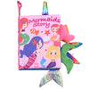 Tail Cloth Book Baby Enlightenment 3D Early Education Cloth Book(Mermaid)
