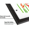 Plastic Children Art Frames Magnetic Front Open Frametory for Poster Photo Drawing Paintings Pictures(Black)