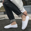 LuTai Men & Women Casual Simple Canvas Shoes Student Low-Top Sneakers, Size: 39(White)