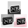 Rechargeable Large Screen LCD Electronic Timing Reminder Alarm Clock Kitchen Baking Timer(White)