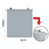 Suction Cup Car Shade Curtain Window Telescopic Roller Blind, Size: 45x125cm Silver Lyser