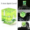 Triple Axis Bubble Spirit Level on Camera Hot Shoe 3D(Green)