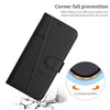 For vivo Y300 Global / V40 Lite IDN Stitching Calf Texture Buckle Leather Phone Case(Black)