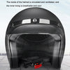BYB 701 All Seasons Retro Motorcycle Helmet, Size: XL(Bright White)