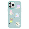 For iPhone 11 Pro Max Skin Feeling Jelly TPU Hybrid PC Phone Case(Star Animal Light Green)