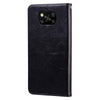For Xiaomi Poco X3 NFC Business Style Oil Wax Texture Horizontal Flip Leather Case, with Holder & Card Slots & Wallet(Black)