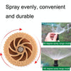 4 Points Adjustable Scattering Sprinkler (Sprinkler + Ground Plug +  Joint Set)