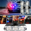 4 in 1 Car 12LEDs Grille Flash Lights Warning Lights with Wireless Remote Control, Color:White