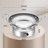Kacheeg Stainless Steel Alcohol Dry Cooker Single Person Small Stove Boiler, Diameter: 22cm(Pot+Alcohol Stove)