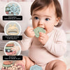 6 In 1 Toddler Baby Stackable Grip Anti-Eating Teether Stacking Kids Toys