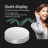 30cm Electric Rotating Turntable Display Stand  LED Light Video Shooting Props Turntable, Power Plug:220V UK Plug(White)