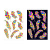 2 PCS Fluorescent Bronzing Waterproof Tattoo Stickers(JYG-001)