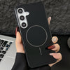 For Samsung Galaxy S25+ 5G Glossy TPU Shockproof MagSafe Phone Case(Black)