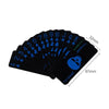 2 PCS Plastic Frosted Waterproof PVC Poker Cards, Size:3.2 x 8.7cm(Blue+Green)