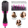 2 in 1 Multi-functional Comb Styling Rotating Hot Hair Dryer Straightener Curler EU Plug