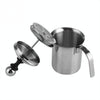 Stainless Steel Manual Foamer with Thickened Double Layer Foaming Filter(800ml)