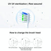 HUAWEI Lebooo LBS-T053A 2 PCS Smart Toothbrush Head (for HCB0001) (Black)