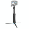RUIGPRO One-piece Handheld Tripod Selfie Stick Telescopic Monopod Mount for GoPro, Insta360, DJI and Other Action Cameras(Black)
