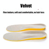 Shock Absorption Thickening Slow Rebound Soft and Comfortable Wicking Insole, Size:M(Black Background Suede Gray)