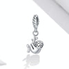S925 Sterling Silver Cute Little Sloth Pendant DIY Bracelet Necklace Accessories