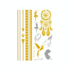 10 PCS Waterproof Hot Stamping Fashion Temporary Tattoo Stickers(VT-315)