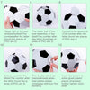 DIY Football Lamp, USB Handmade Charm Night Light / Desk Lamp Colorful Bedside Lamp(White)