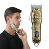 RESUXI USB Retro Piaget Hair Clipper LCD Digital Display High-Power Hair Clipper, US Plug