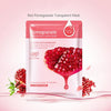 3 PCS Skin Care Plant Facial Mask Moisturizing Oil Control Blackhead Remover Wrapped Mask Face Mask Face Care(Red Pomegranate)