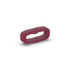 18mm Silicone Watch Strap Retainer Rings, Wine Red (10pcs)