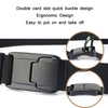 Men Casual Fashion Stretch Woven Quick Buckle Belt, Length: 125cm(Twill gray)