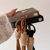 For Samsung Galaxy S24+ 5G Solid Color 3D Love TPU Phone Case with Lanyard(Black)