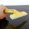 Car Window Plastic Nonslip Handle Glass Wiper / Window Cleaning Tool, Size: 15.8 x 14.8cm(Yellow)