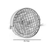 Motorcycle Reticular Retro Lamp LED Headlight Modification Accessories for Halley / Honda CG125 / Suzuki GN125(White)