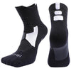 Outdoor Sport Professional Cycling Socks Basketball Soccer Football Running Hiking Socks, Size:M(Black)