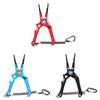 Multifunctional Open-Loop Lead-Pressing Fishing Pliers With Lock(Blue)