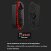 Bike Warning Tail Light 1080P WiFi Camera Recorder Waterproof Bicycle Rear Light for Riding Cycling, Spec: Rotate Mount